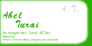 abel turai business card